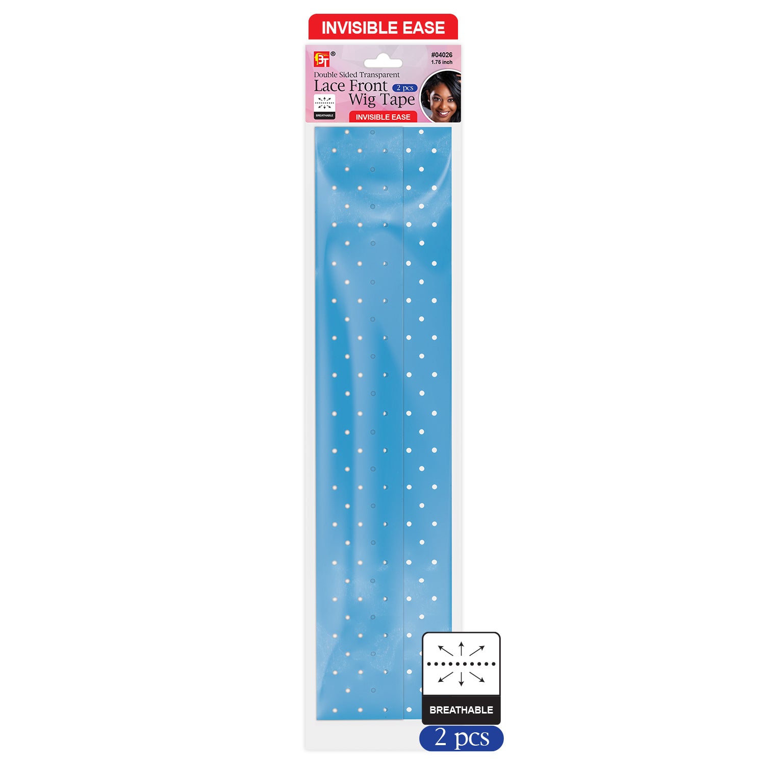 DOUBLE SIDED TRANSPARENT LACE FRONT WIG TAPE