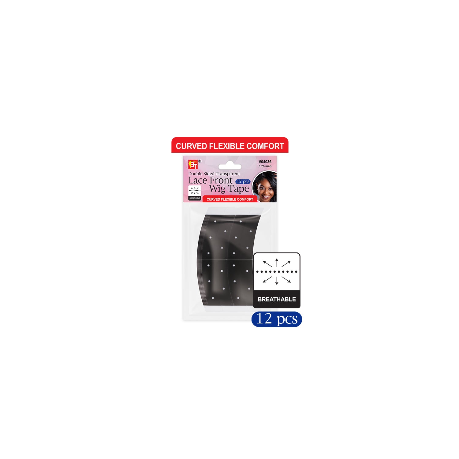 DOUBLE SIDED TRANSPARENT LACE FRONT WIG TAPE