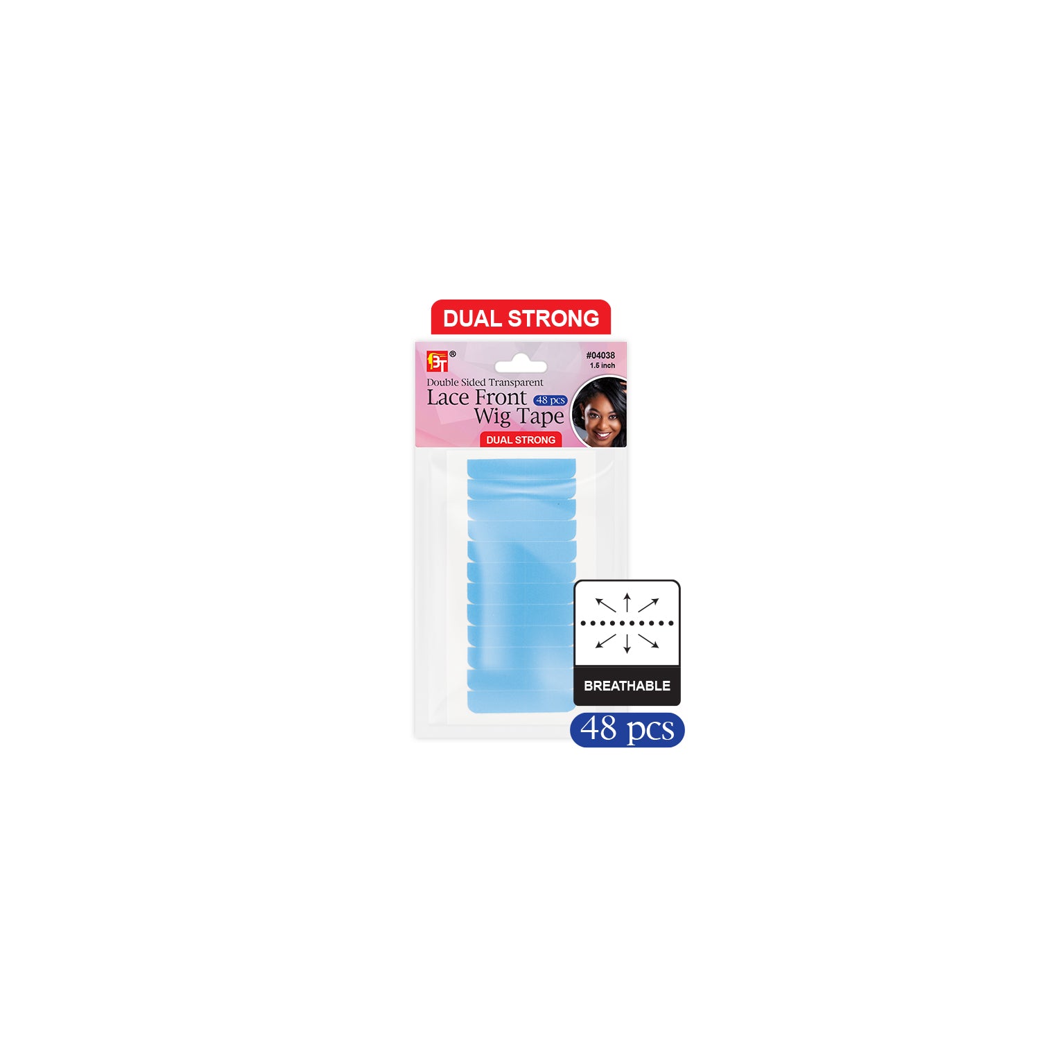 DOUBLE SIDED TRANSPARENT LACE FRONT WIG TAPE