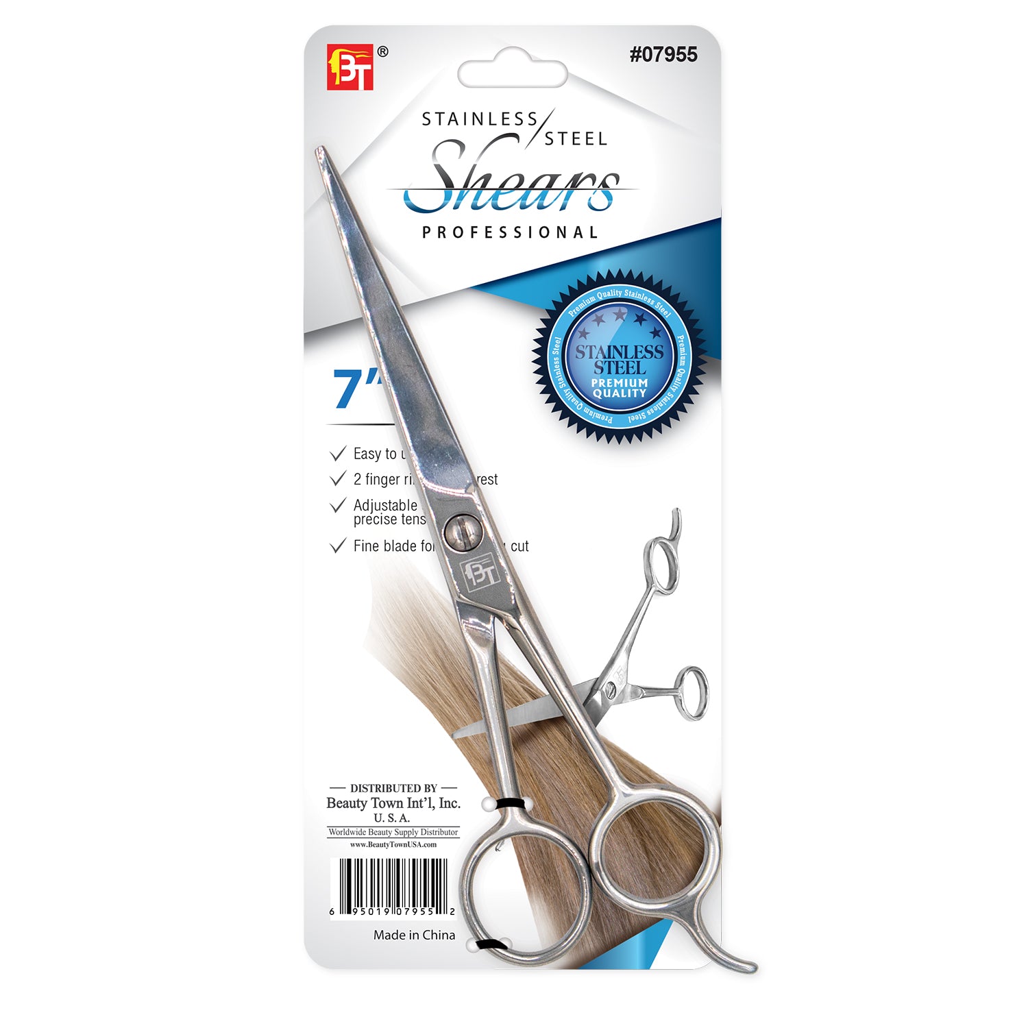 Stainless Steel 7" Hair Cutting Scissors