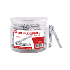 TOE NAIL CLIPPER LARGE (24PCS-Jar)
