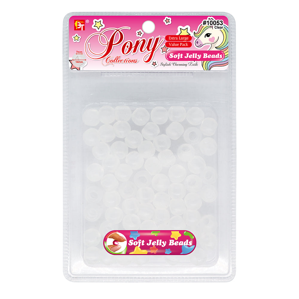 14mm EXTRA LARGE SOFT JELLY ROUND BEADS VALUE PACK