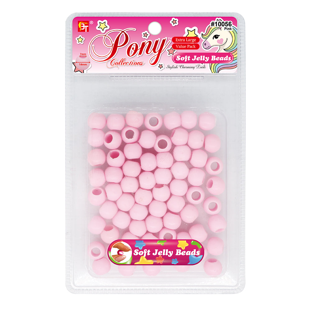 14mm EXTRA LARGE SOFT JELLY ROUND BEADS VALUE PACK