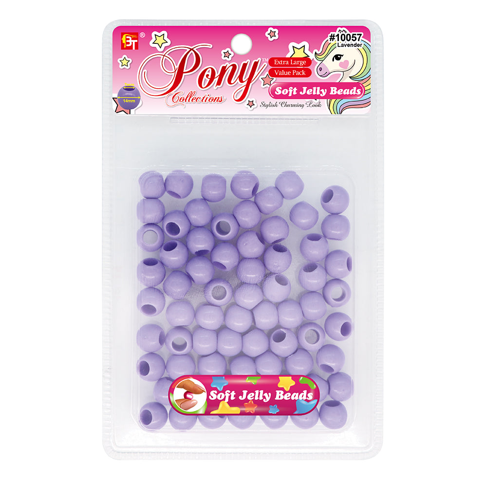 14mm EXTRA LARGE SOFT JELLY ROUND BEADS VALUE PACK