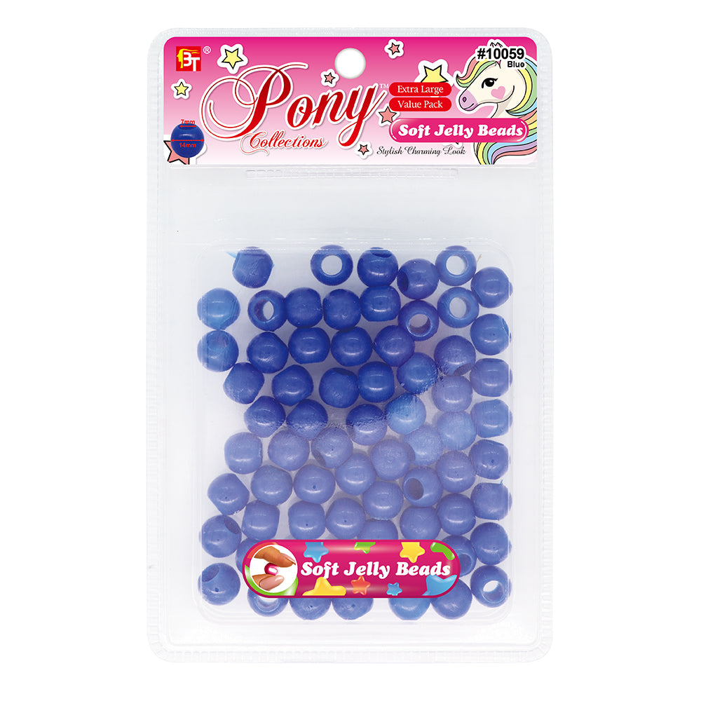 14mm EXTRA LARGE SOFT JELLY ROUND BEADS VALUE PACK