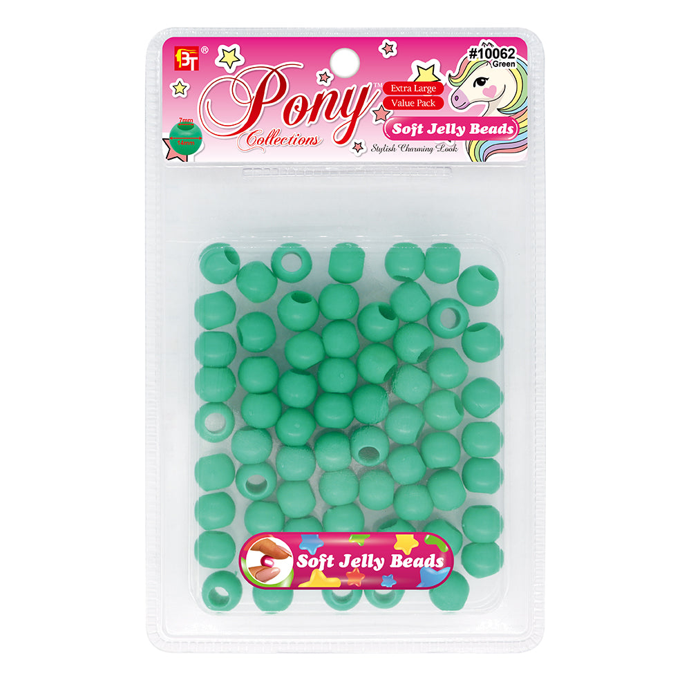 14mm EXTRA LARGE SOFT JELLY ROUND BEADS VALUE PACK