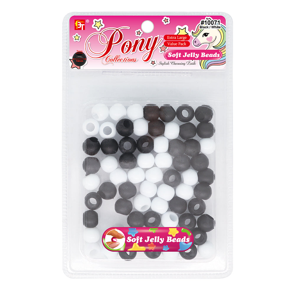 14mm EXTRA LARGE SOFT JELLY ROUND BEADS VALUE PACK