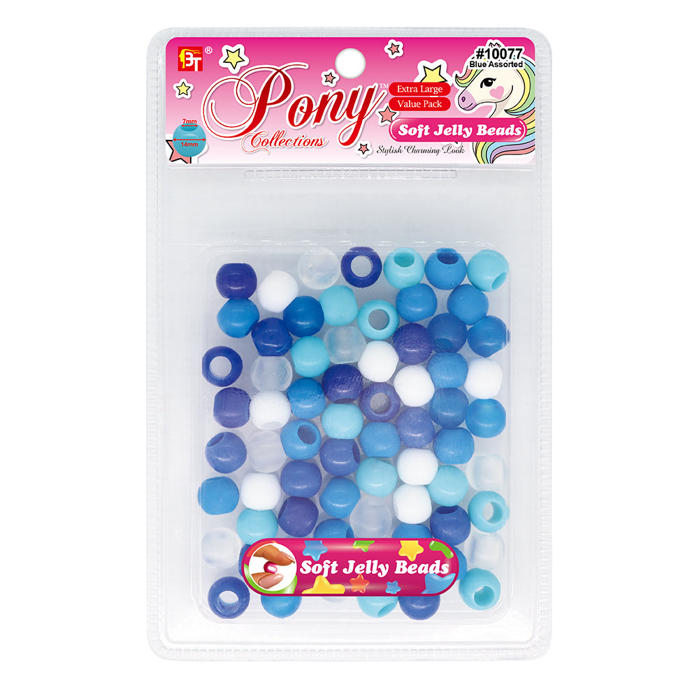 14mm EXTRA LARGE SOFT JELLY ROUND BEADS VALUE PACK
