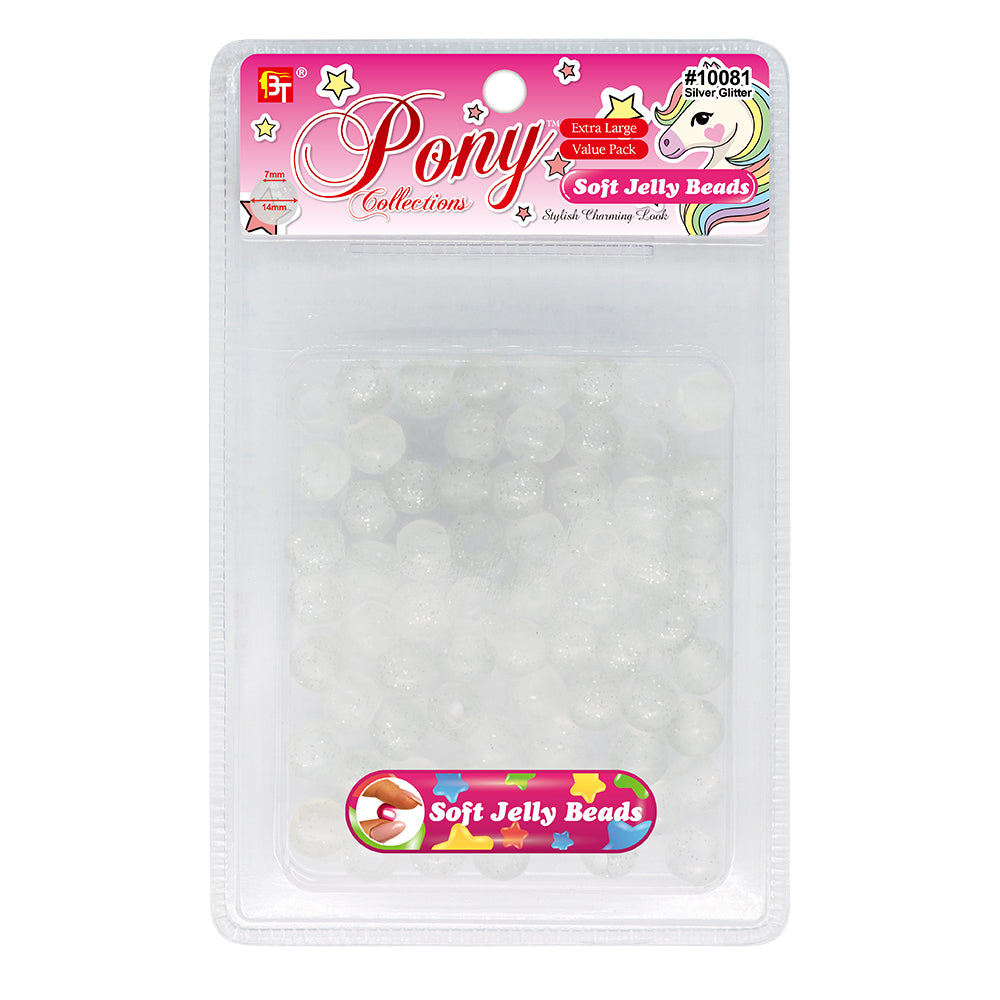 14mm EXTRA LARGE SOFT JELLY ROUND BEADS VALUE PACK