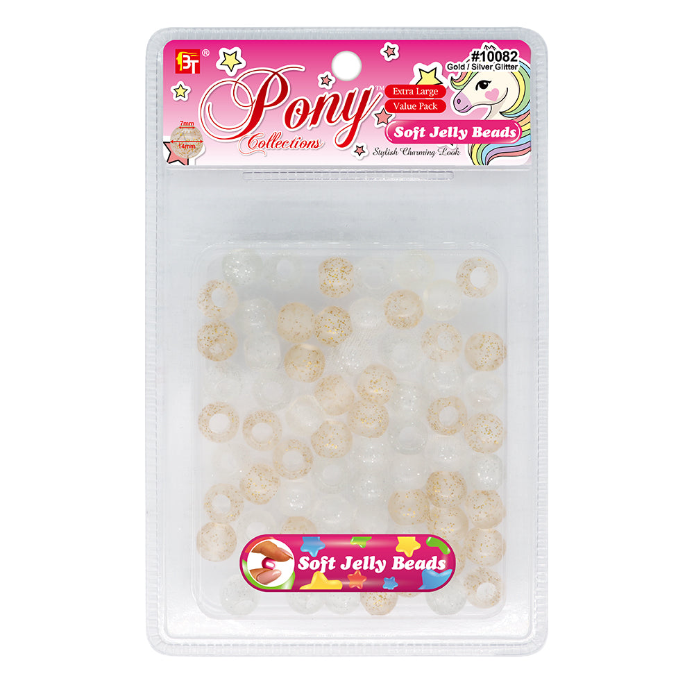 14mm EXTRA LARGE SOFT JELLY ROUND BEADS VALUE PACK