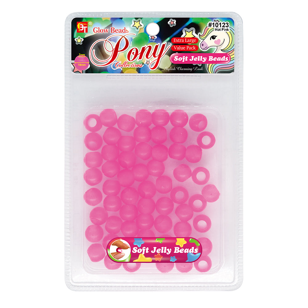 14mm EXTRA LARGE SOFT JELLY ROUND BEADS VALUE PACK