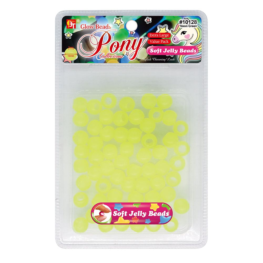 14mm EXTRA LARGE SOFT JELLY ROUND BEADS VALUE PACK