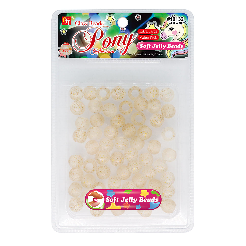 14mm EXTRA LARGE SOFT JELLY ROUND BEADS VALUE PACK