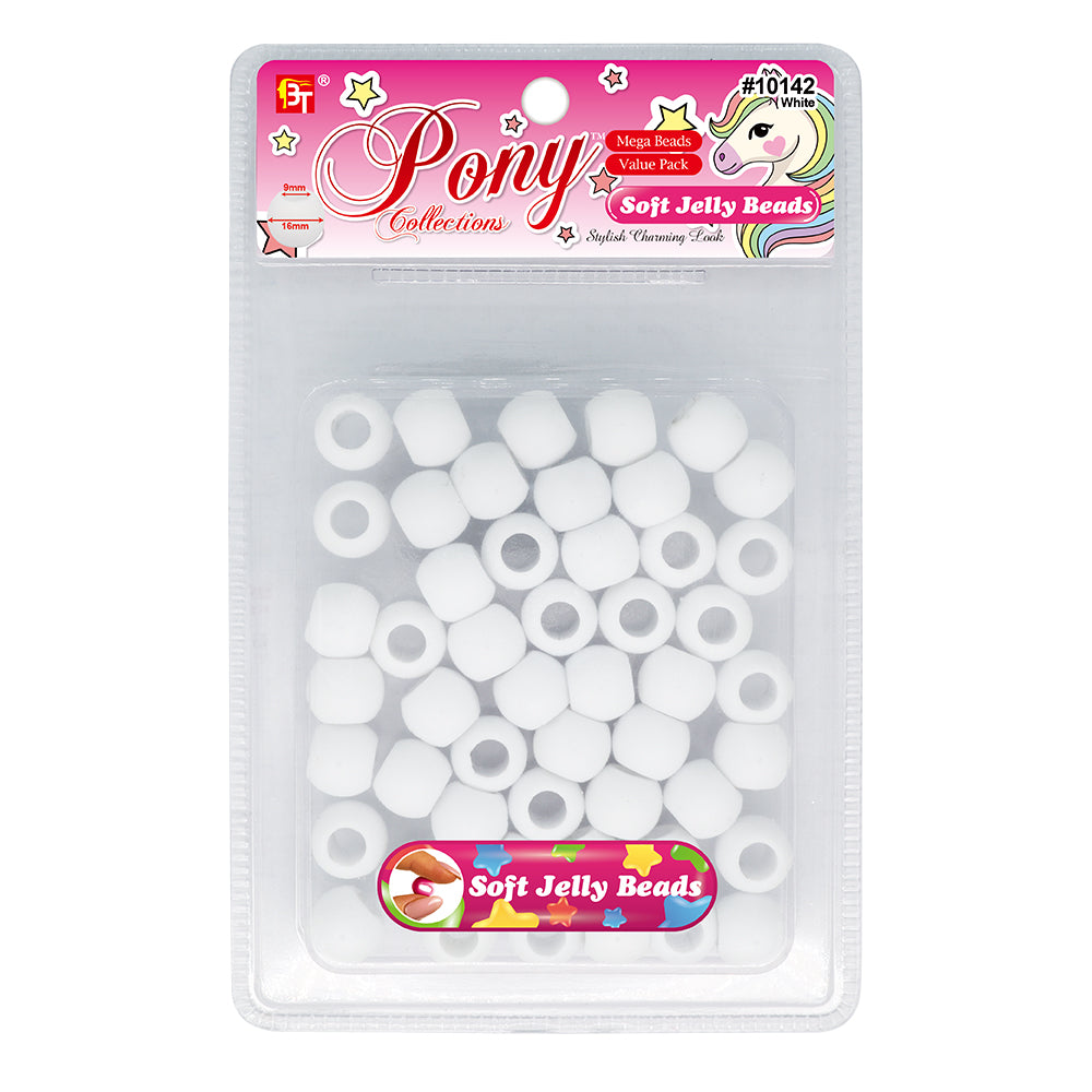 16mm MEGA SOFT JELLY ROUND BEADS VALUE PACK