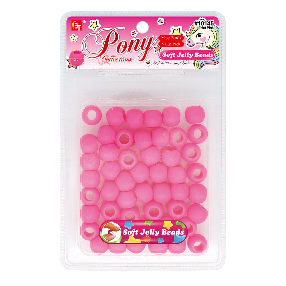 16mm MEGA SOFT JELLY ROUND BEADS VALUE PACK