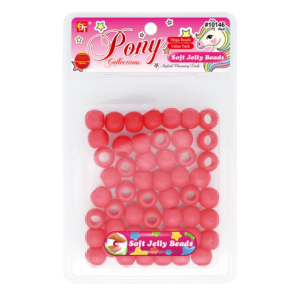 16mm MEGA SOFT JELLY ROUND BEADS VALUE PACK