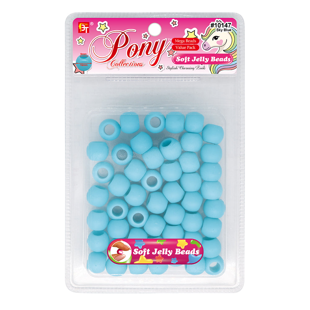 16mm MEGA SOFT JELLY ROUND BEADS VALUE PACK
