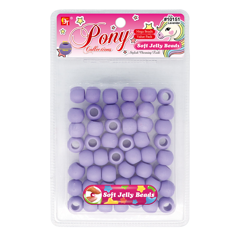 16mm MEGA SOFT JELLY ROUND BEADS VALUE PACK