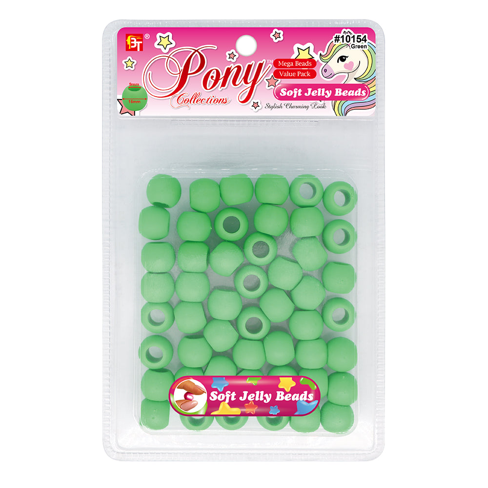 16mm MEGA SOFT JELLY ROUND BEADS VALUE PACK