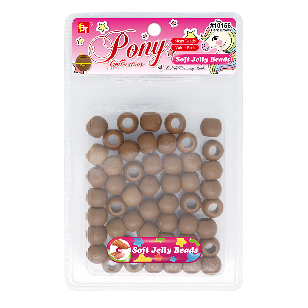 16mm MEGA SOFT JELLY ROUND BEADS VALUE PACK