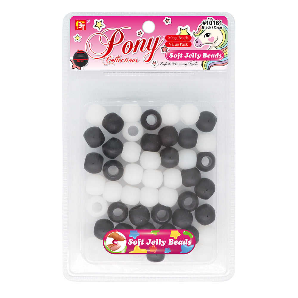16mm MEGA SOFT JELLY ROUND BEADS VALUE PACK