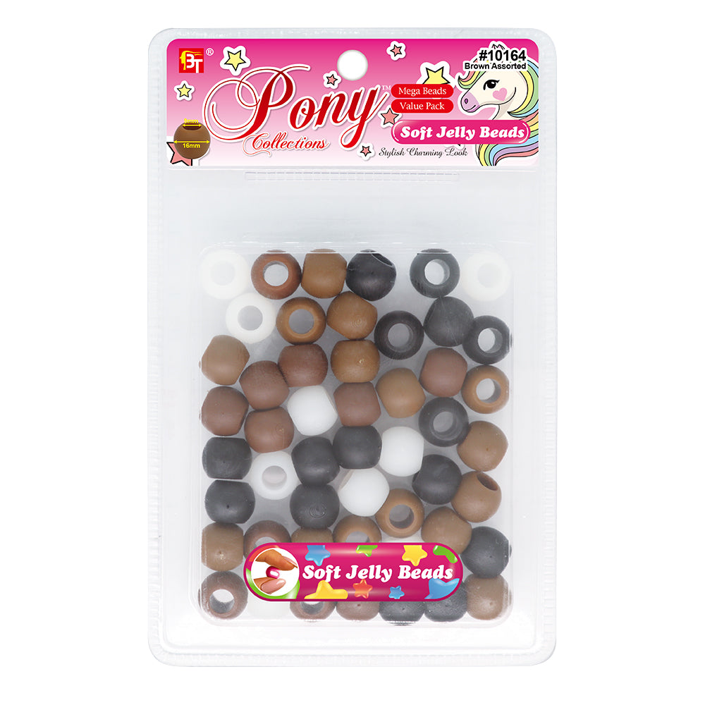 16mm MEGA SOFT JELLY ROUND BEADS VALUE PACK