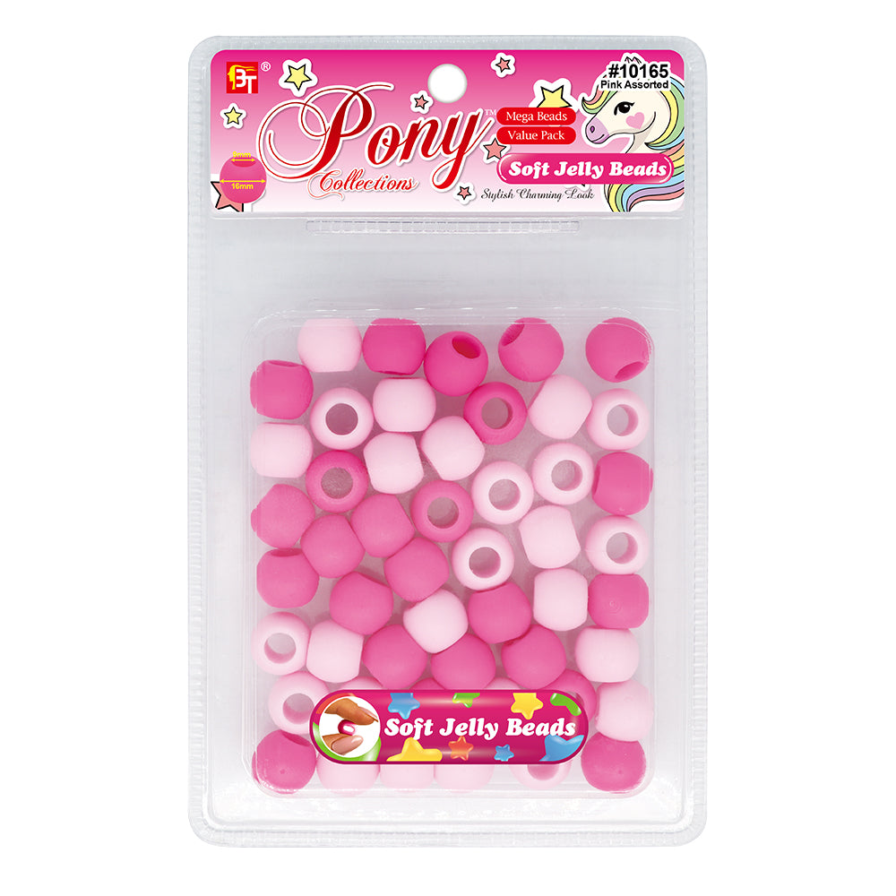 16mm MEGA SOFT JELLY ROUND BEADS VALUE PACK