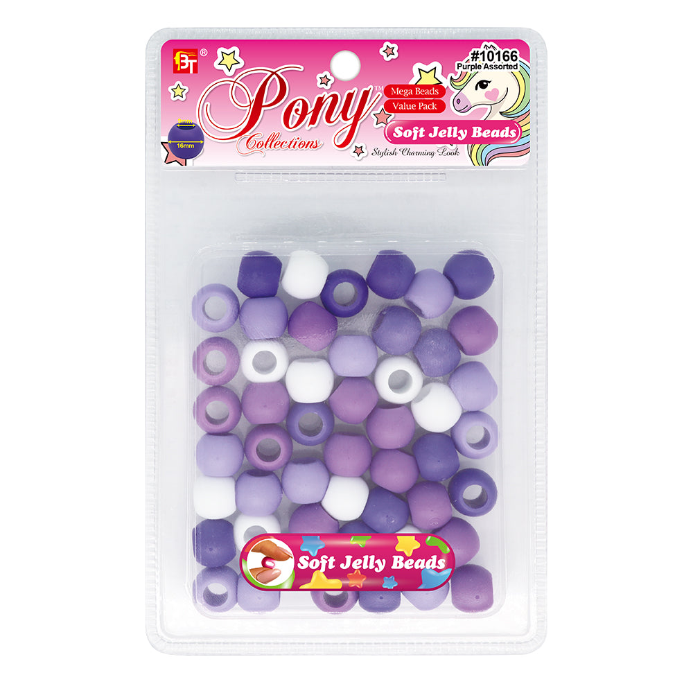 16mm MEGA SOFT JELLY ROUND BEADS VALUE PACK