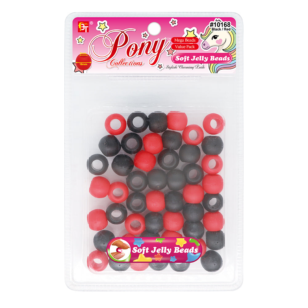 16mm MEGA SOFT JELLY ROUND BEADS VALUE PACK