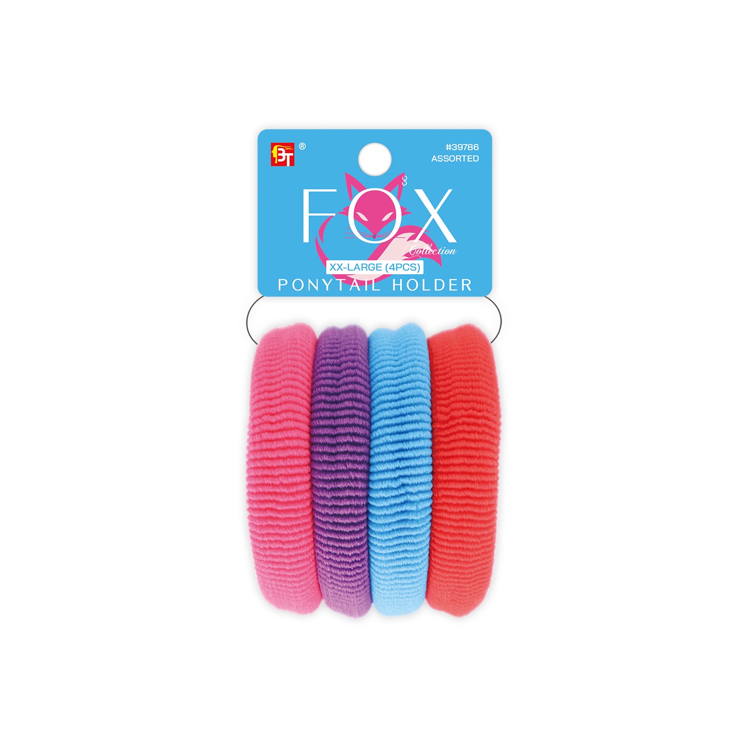 XX-LARGE PONYTAIL HOLDER 4BANDS
