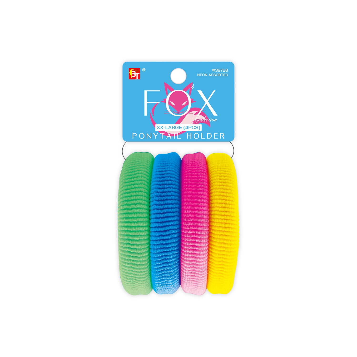 XX-LARGE PONYTAIL HOLDER 4BANDS