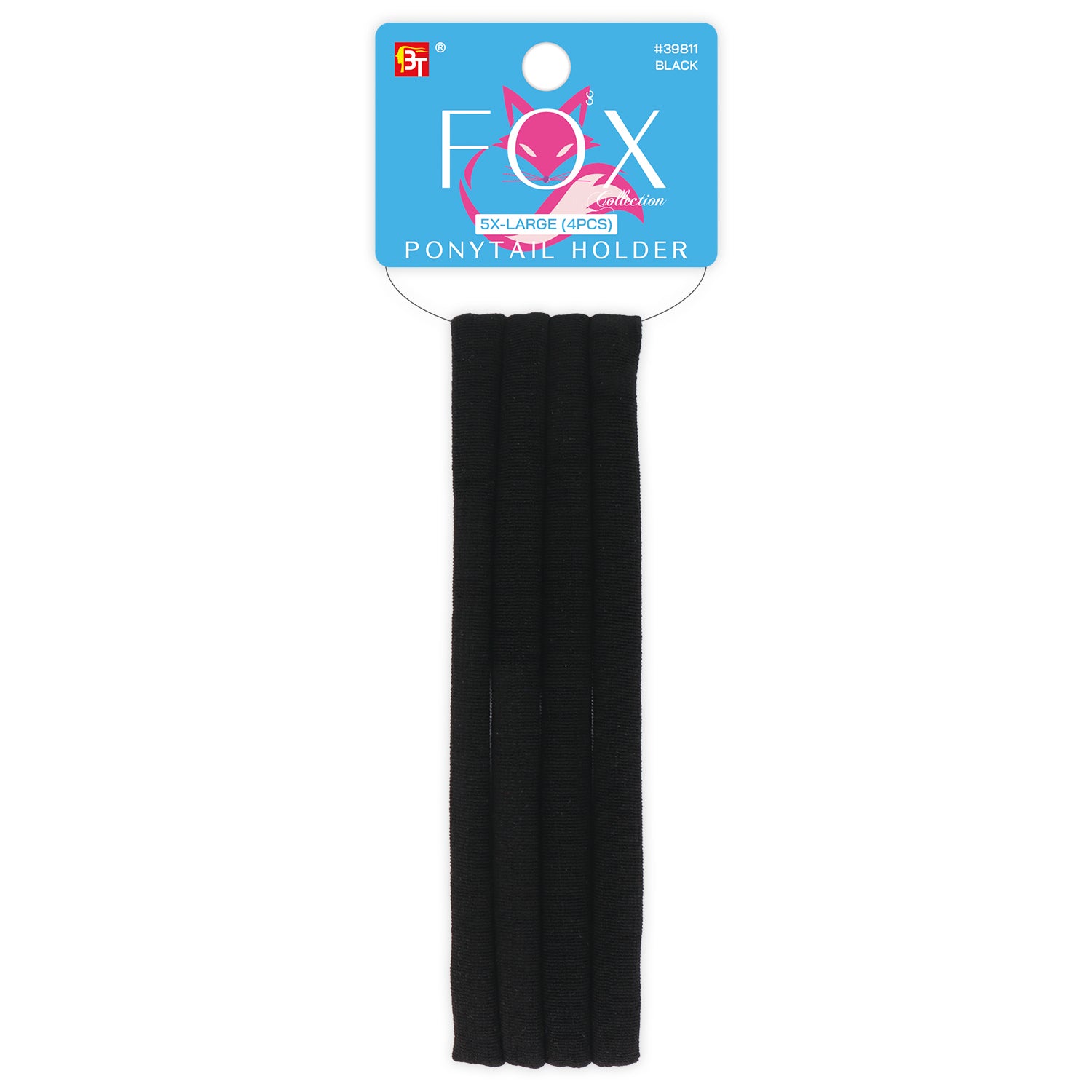 5X-LARGE PONYTAIL HOLDER 4BANDS