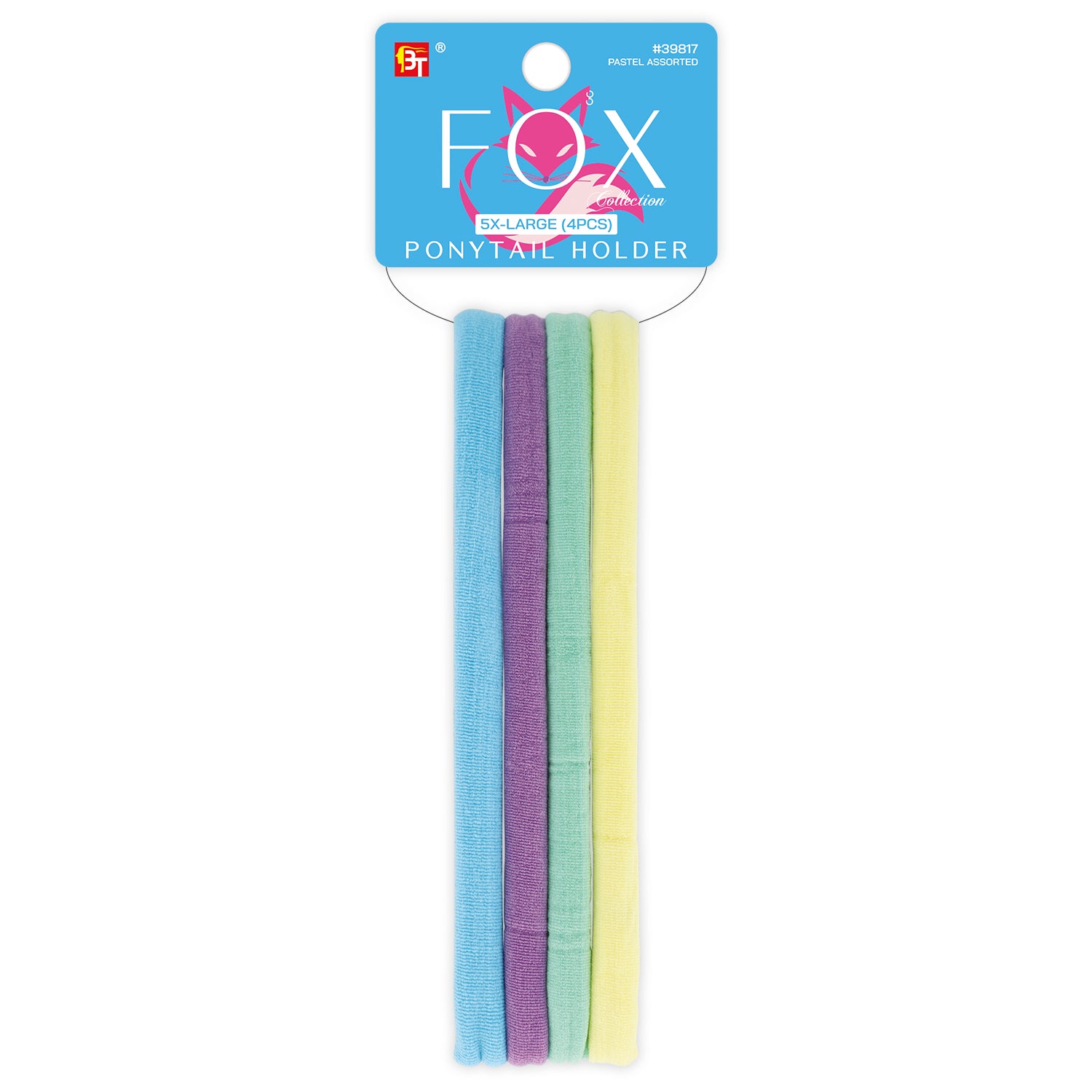 5X-LARGE PONYTAIL HOLDER 4BANDS