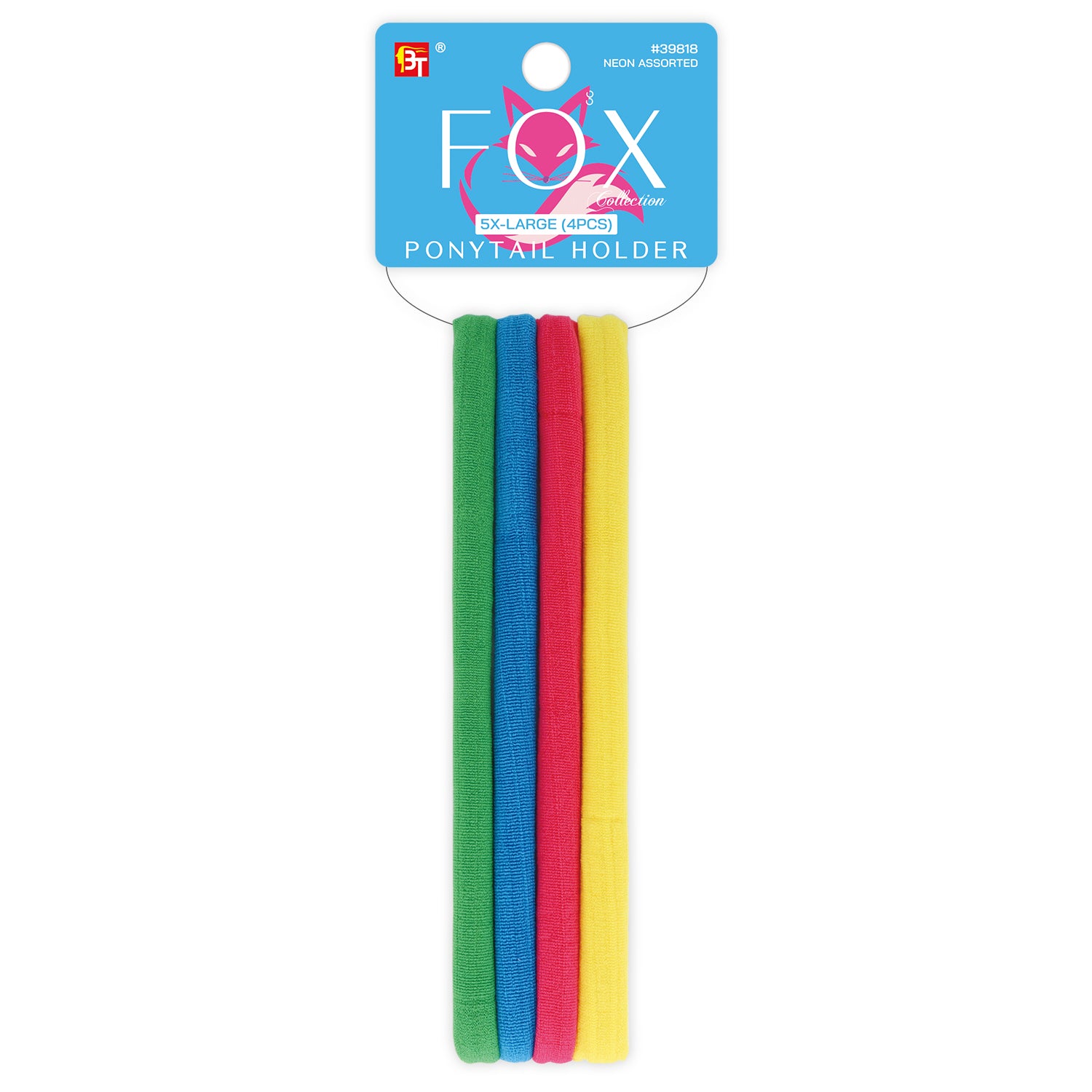 5X-LARGE PONYTAIL HOLDER 4BANDS