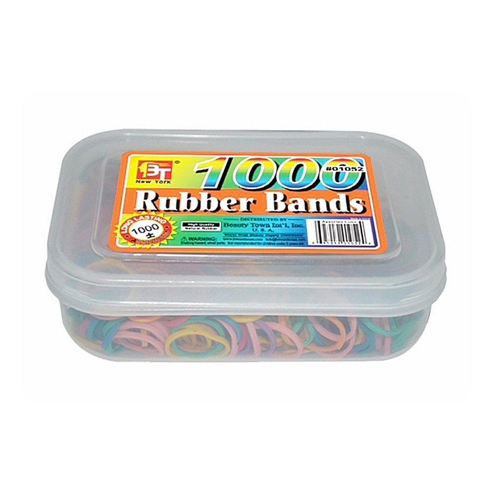 HIGH QUALITY RUBBER BAND 1,000 PCS CONTAINER