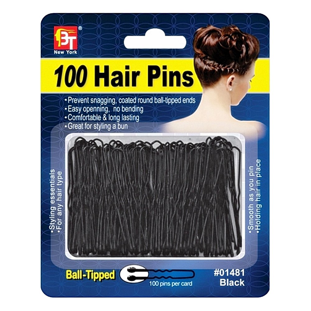 100 PCS HAIR PINS BALL TIP