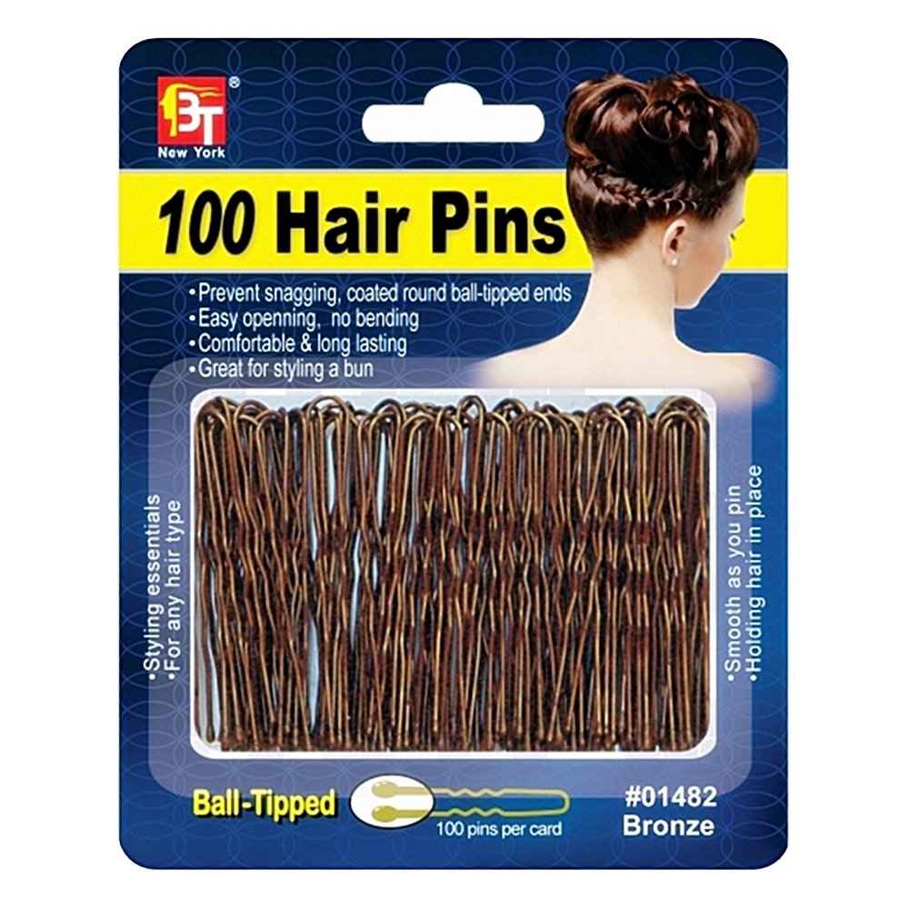 100 PCS HAIR PINS BALL TIP