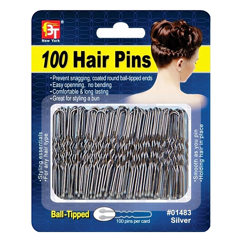 100 PCS HAIR PINS BALL TIP