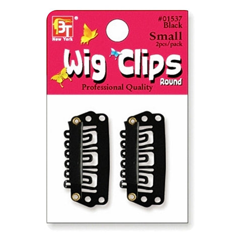WIG CLIPS ROUND STYLE SMALL 2PCS