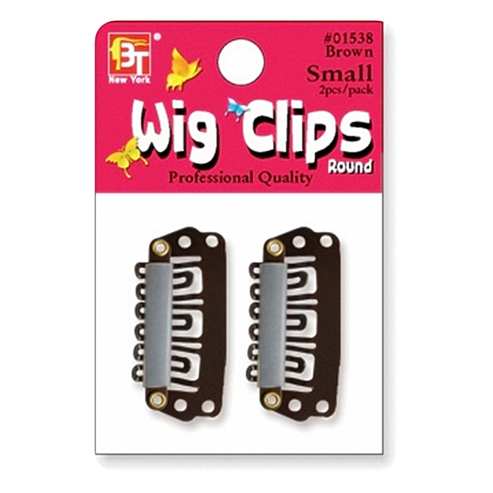 WIG CLIPS ROUND STYLE SMALL 2PCS