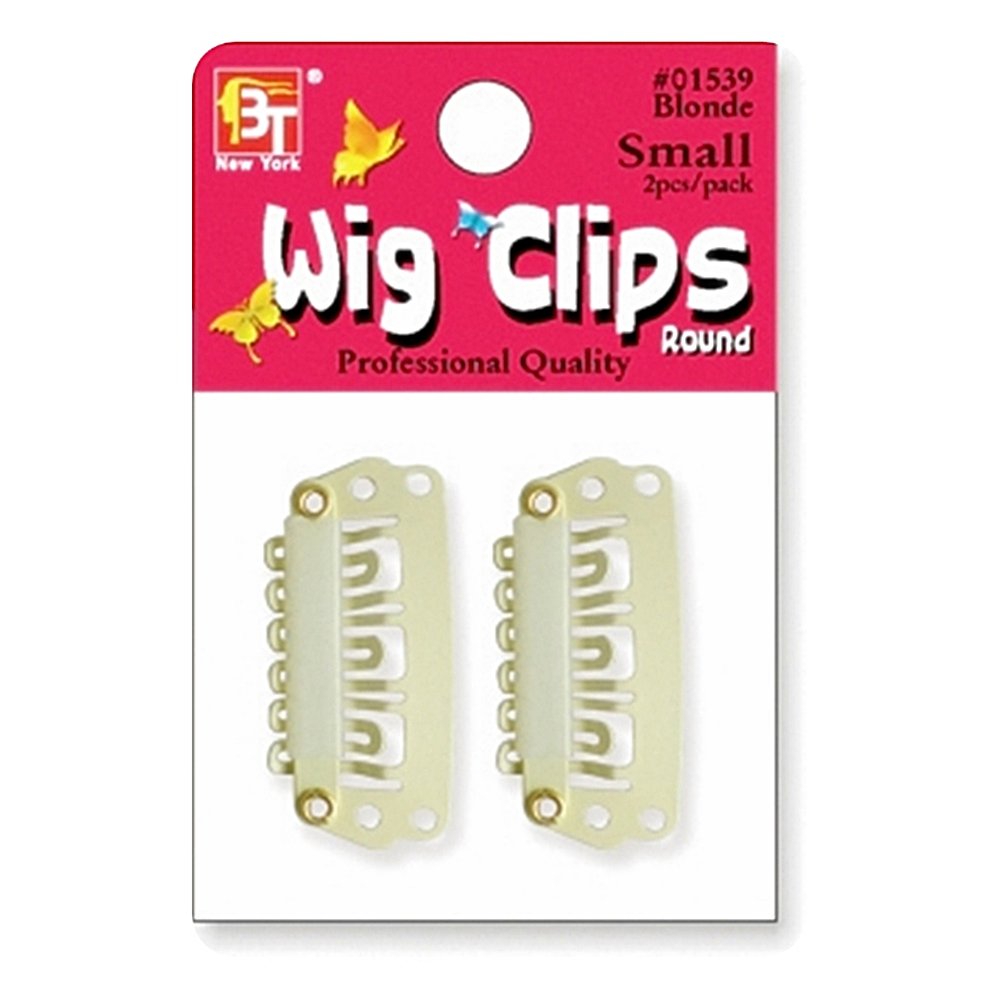 WIG CLIPS ROUND STYLE SMALL 2PCS