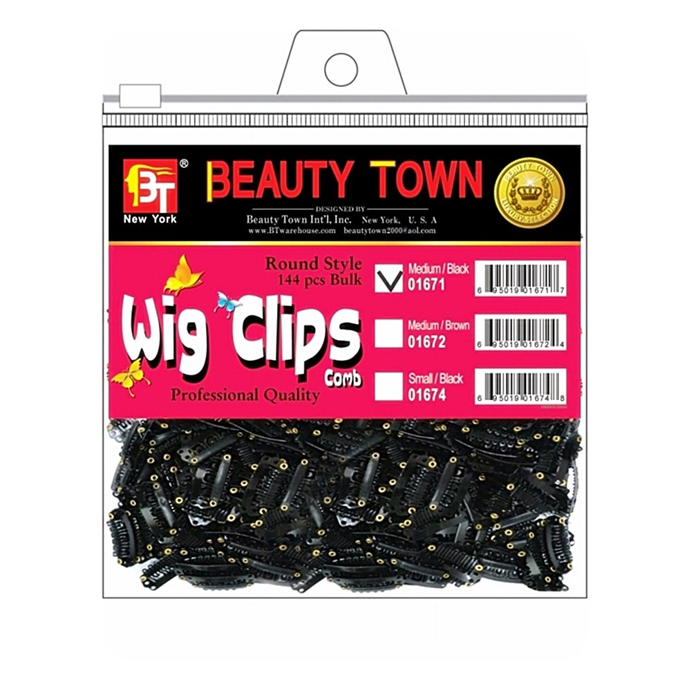 WIG CLIPS ROUND STYLE 144 PCS
