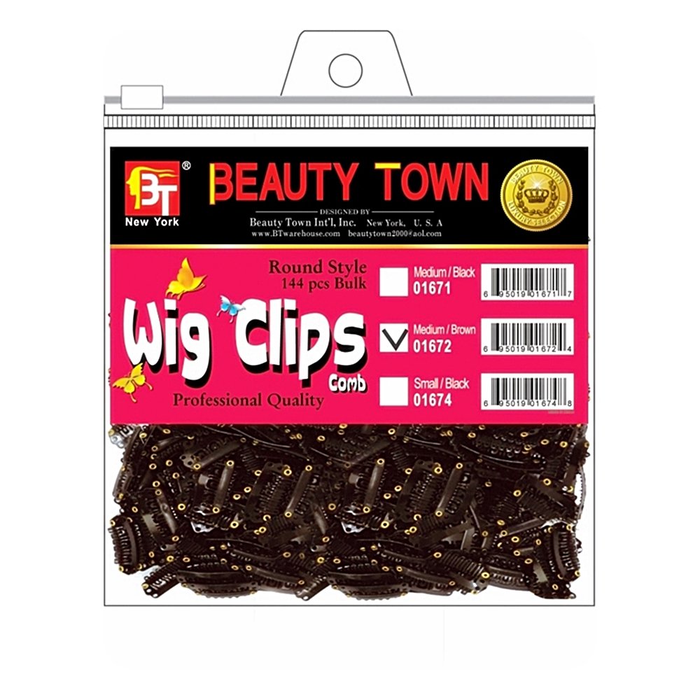 WIG CLIPS ROUND STYLE 144 PCS