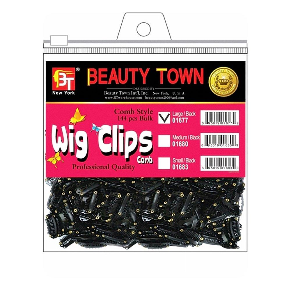 WIG CLIPS COMB STYLE 144 PCS