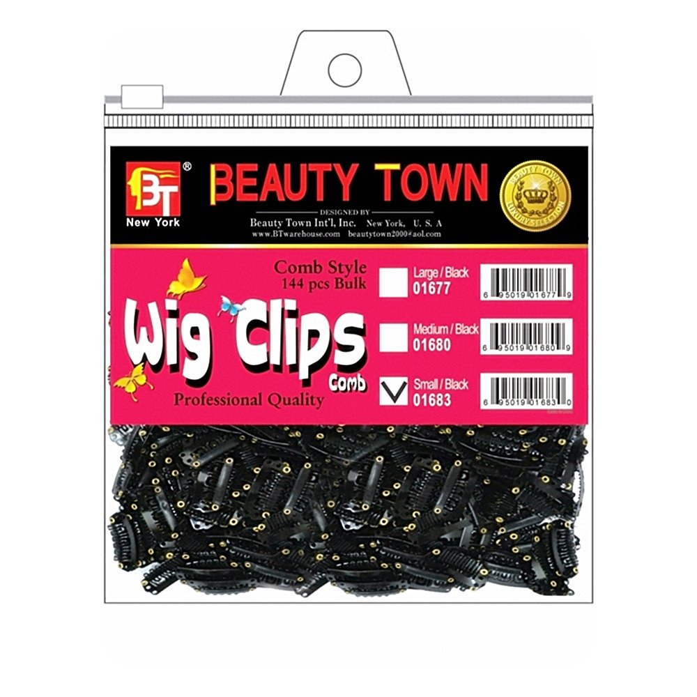 WIG CLIPS COMB STYLE 144 PCS