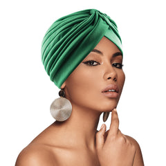 BIG SATIN BONNET TURBAN