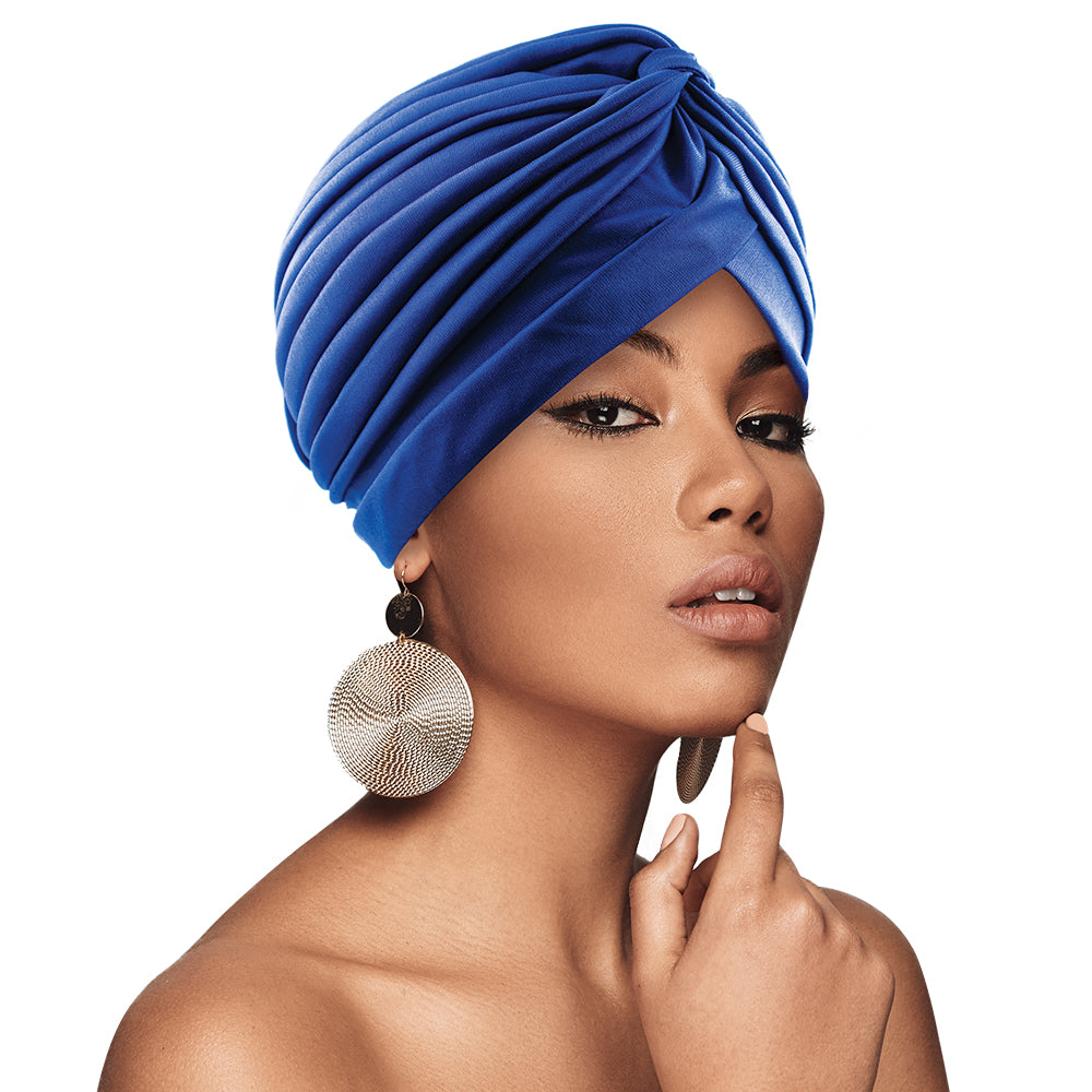 BIG SATIN BONNET TURBAN