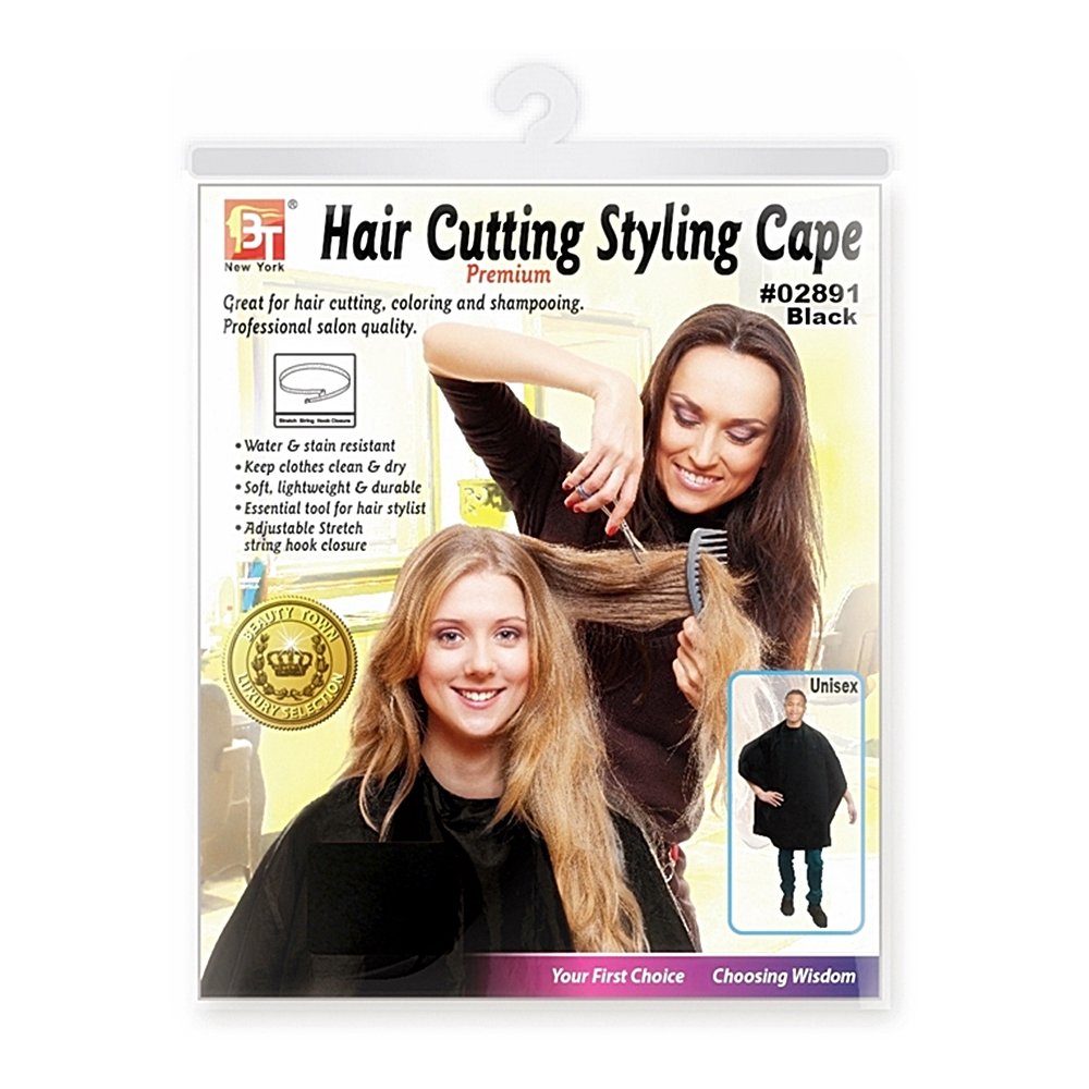 Luxury Hair Cutting Styling Cape Stretch String Hook