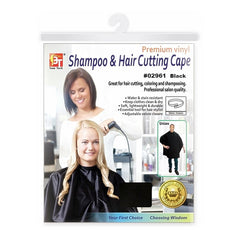 Luxury Vinyl Shampoo & Cutting Cape