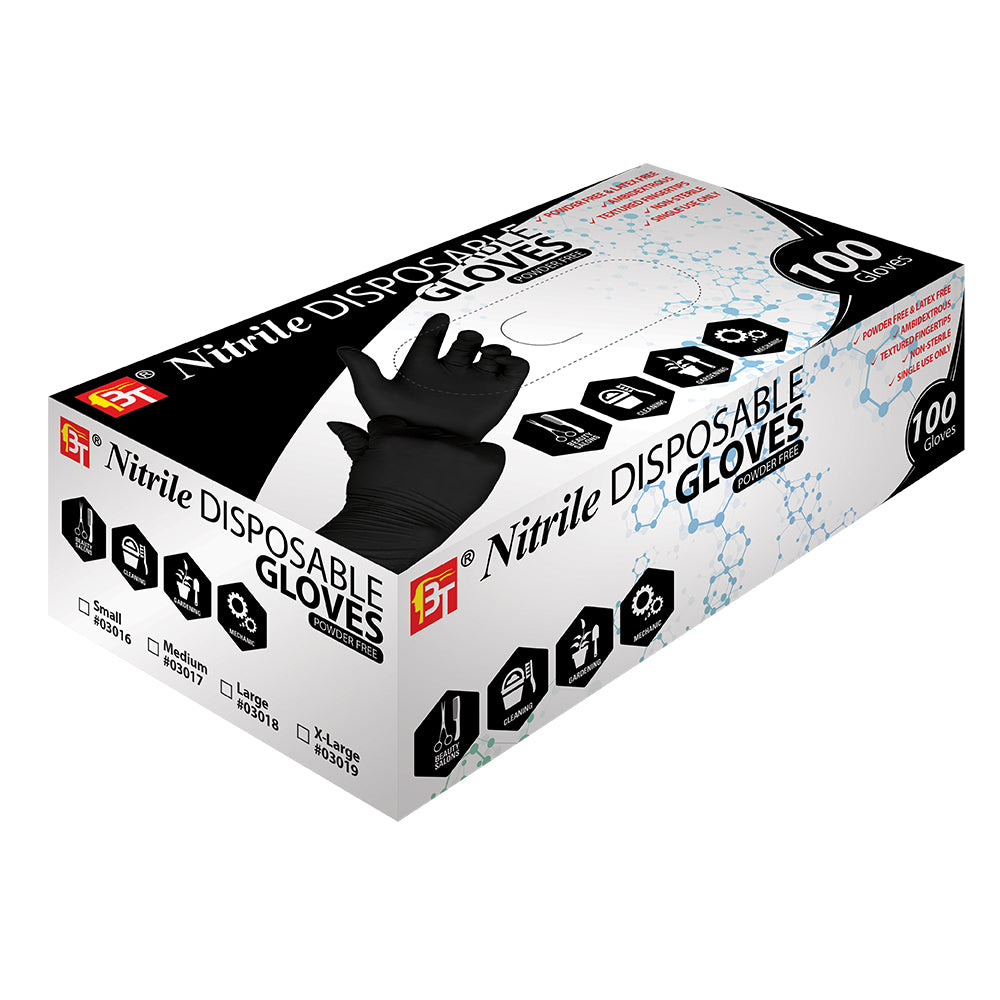 Nitrile Disposable Gloves (Powder Free) 100pcs